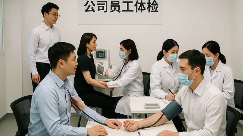 小标题：上门服务兴起，职场体检新趋势